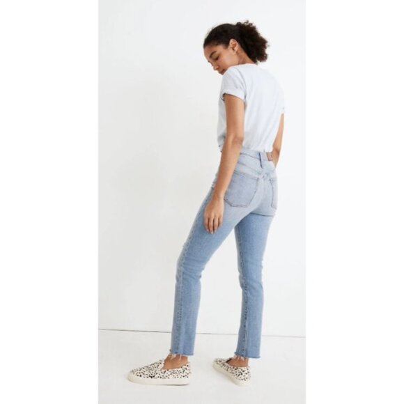 Madewell The Tall Perfect Vintage Jean Coffey Wash Worn-In Sz 26 Tall MC493 $135 - Picture 4 of 14